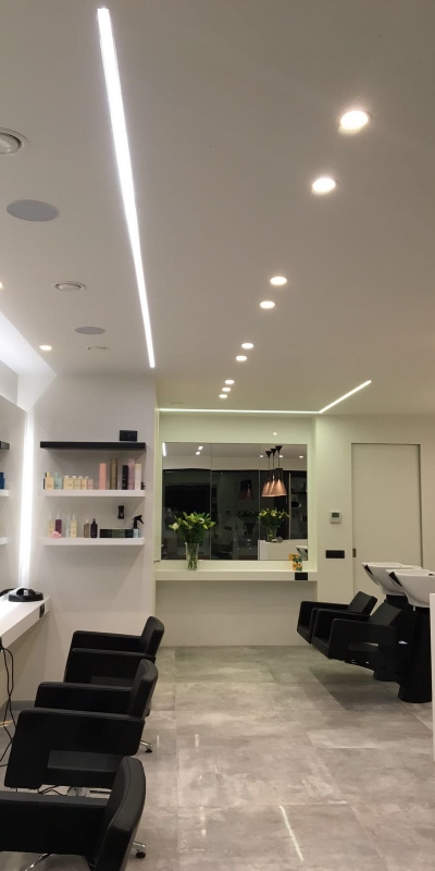  Gyprocplafond							| Kapsalon Emma, Anzegem